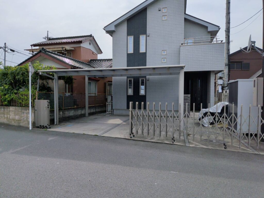 埼玉県宮代町　ヒライエクステリアオリジナルカーポート　No.2877