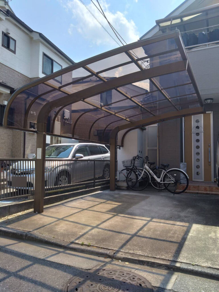 東京都板橋区　カーポート屋根貼り替え工事　No.2867