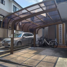 カーポート屋根貼り替え工事 No.2867の施工写真1