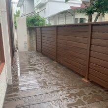新築外構工事　No.2878の施工写真3