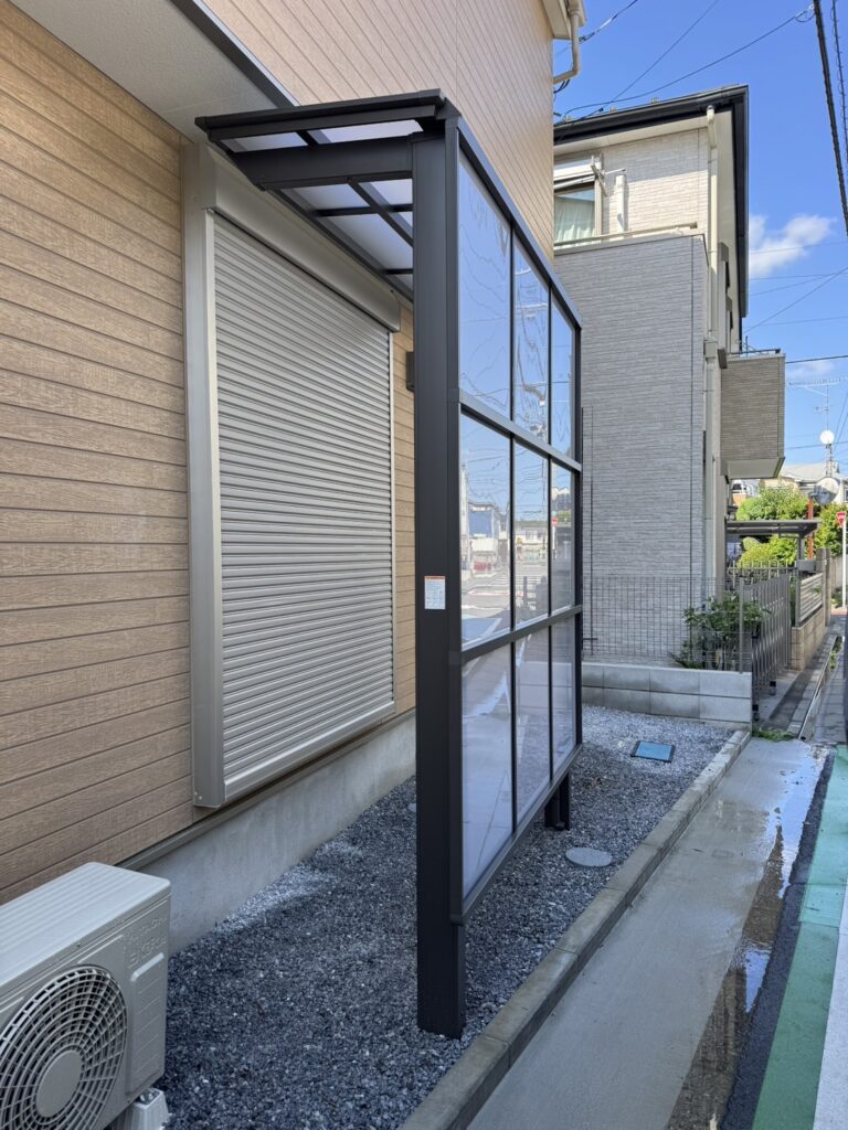 埼玉県さいたま市　機能門柱設置・テラス屋根工事　No.2863