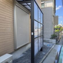 機能門柱設置・テラス屋根工事 No.2863の施工写真3