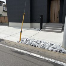 新築外構工事　No.2872の施工写真2