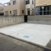 リフォーム外構工事【駐車場拡張工事】No.2856の施工写真1