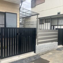 リフォーム外構工事【駐車場拡張工事】No.2856の施工写真2