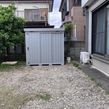 物置工事(イナバ物置　フォルタ)No.2860の施工写真2