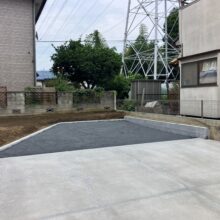 新築外構工事　No.2902の施工写真2