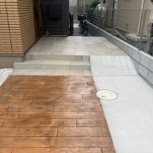 新築外構工事　No.2882の施工写真メイン
