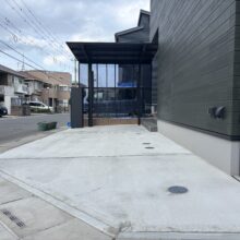 新築外構工事　No.2903の施工写真1