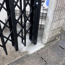 駐車場間口拡張工事　No.2896の施工写真2