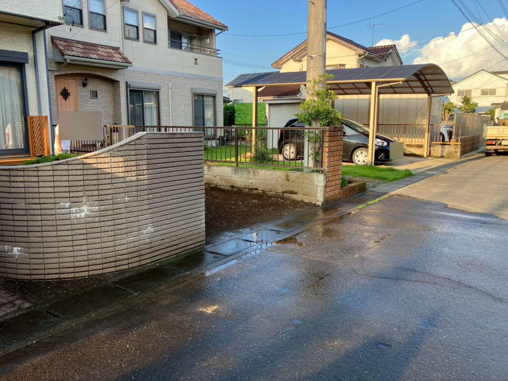 栃木県小山市　駐車場拡張工事　No.2884