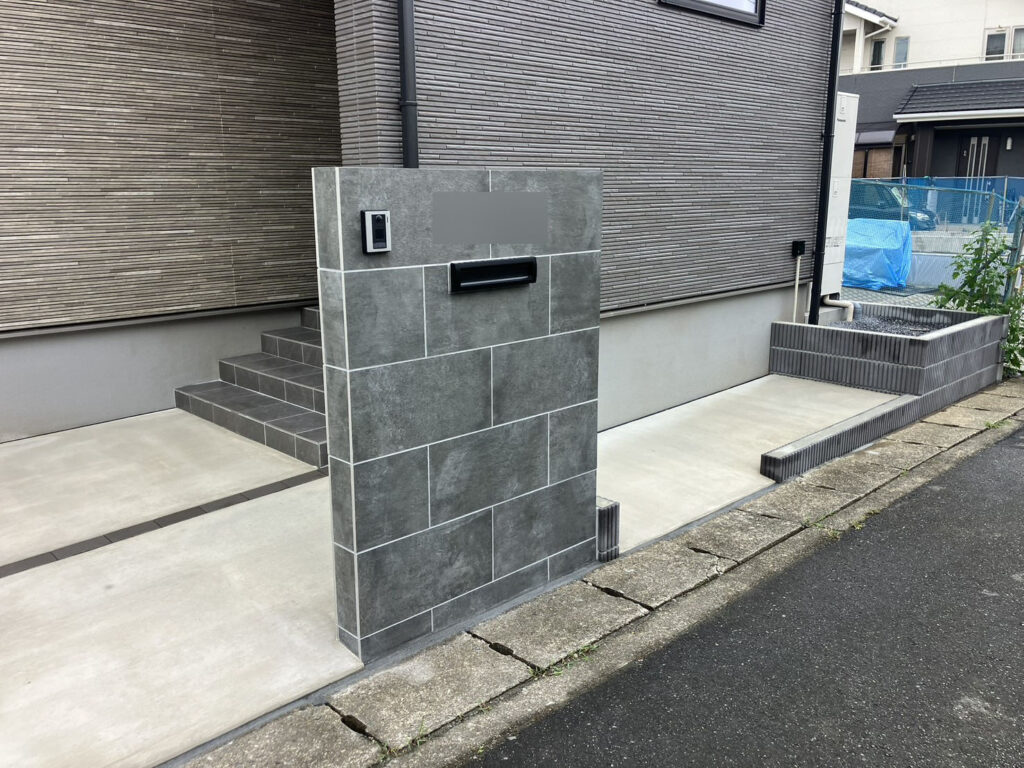 埼玉県伊奈町　新築外構　No.2918