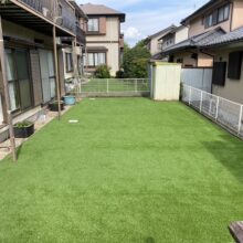 人工芝工事【雑草対策】No.2926の施工写真メイン