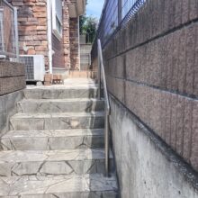 手摺り工事(エトランポ　S1型)　No.2917の施工写真1