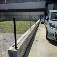 目隠しフェンス工事　No.2951の施工写真3