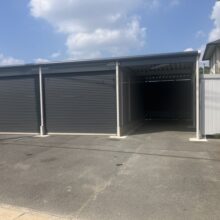 ガレージ3連棟(ヨド ラヴィージュ)No.2935の施工写真1