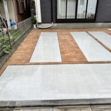 駐車場工事　No.2957の施工写真1