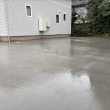駐車場工事(土間コンクリート)　No.2956の施工写真2