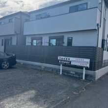 目隠しフェンス No.2945の施工写真2