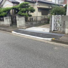 歩道の切り下げ工事　No.2938の施工写真2