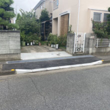 歩道の切り下げ工事　No.2938の施工写真3