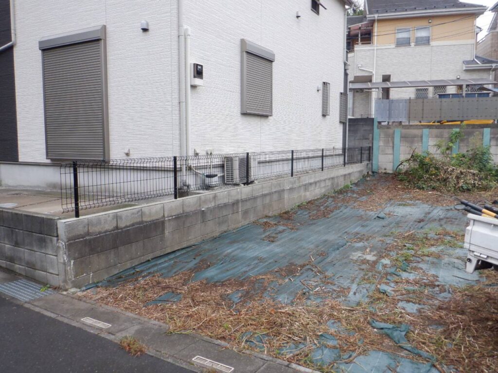 埼玉県川口市　既存ブロック撤去・フェンス設置工事　No.2937