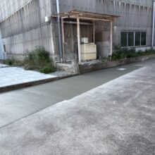 会社敷地内　駐車場増設工事　No.2961の施工写真1
