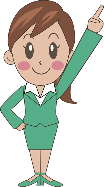 指をさして説明するヒラエちゃん