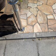 駐車場ポール交換工事　No.2959の施工写真メイン